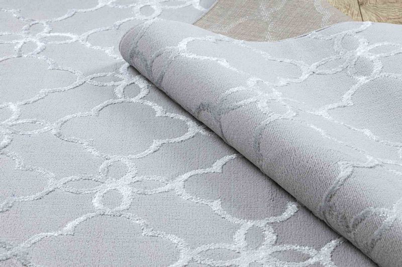 RUG/LU/TREX/CLOVER/GREY+WHITE/80x150 zdjęcie 8
