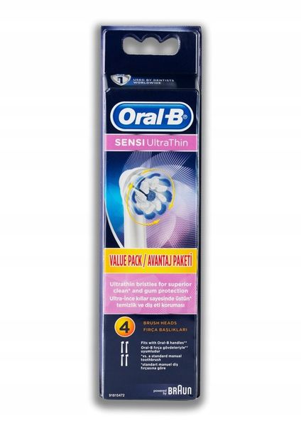 Końcówki Oral-B Sensitive Clean 4sztuki zdjęcie 8