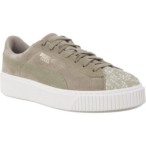 Puma SUEDE PLATFORM ROCK RIDGE PUMA WHITE 41 na Arena.pl
