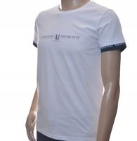 Bluzka męska t-shirt męski biały z nadrukiem XXL