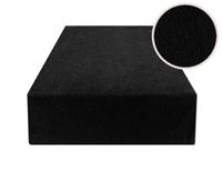 Prześcieradło Z Gumką 120X200 Frotte Czarny