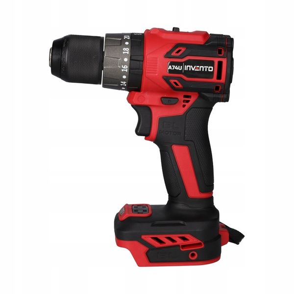 Wiertarko wkrętarka udarowa akumulatorowa 3/8" INVENTO A74U samo urządzenie zdjęcie 3