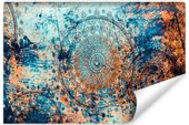 Fototapeta Do Salonu Abstrakcja Kolorowa MANDALA Ornamenty 270cm x 180cm
