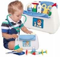 Dumel DUŻY ZESTAW LEKARSKI MAŁY LEKARZ DOKTOR W WALIZCE dźwięk