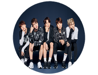 Opłatek na tort BTS