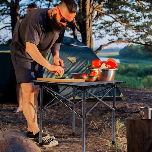STÓŁ SKŁADANY TURYSTYCZNY OGRODOWY CATERINGOWY STOLIK ROZKŁADANY NA TARAS na Arena.pl