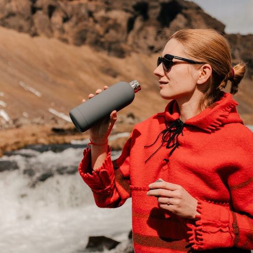 Butelka Termiczna Mojo 500 ml BPA FREE 12/24H - Bahama/Żółta na Arena.pl