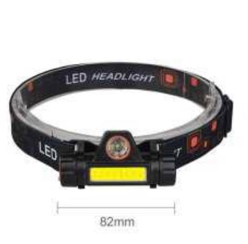 Latarka czołowa LED dwuczujnikowa czołówka z akumulatorem czołówka na Arena.pl