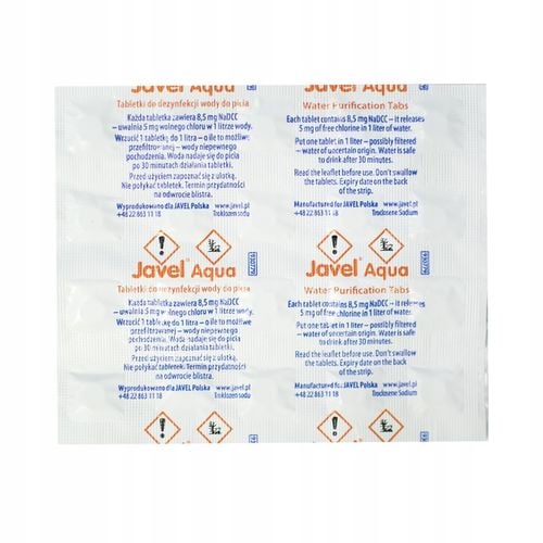 TABLETKI DO UZDATNIANIA WODY AIDPOL JAVEL 20szt na Arena.pl