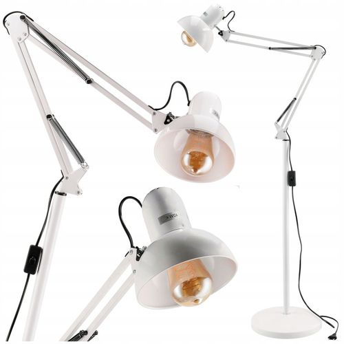 Lampka Lampa Podłogowa Stojaca LED 1xE27 185CM Stabilna + Regulacja na Arena.pl
