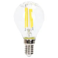 Ściemnialna żarówka LED G45 E14 4W 400lm zimna do biura energooszczędna