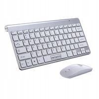 KLAWIATURA I MYSZKA BEZPRZEWODOWA MYSZ ZESTAW USB MINI SLIM do laptop TV PC