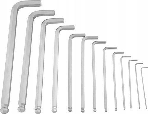 DUŻE KLUCZE IMBUSOWE ZESTAW IMBUSÓW KLUCZY IMBUSOWYCH IMBUSY Z KULKĄ 2-19mm na Arena.pl