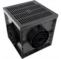 Studzienka podwórzowa 30x30 cm z koszem ruszt plastikowy 1,5t z wpustem