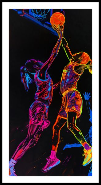 Plakat 50x100cm Mecz W Kosza zdjęcie 3