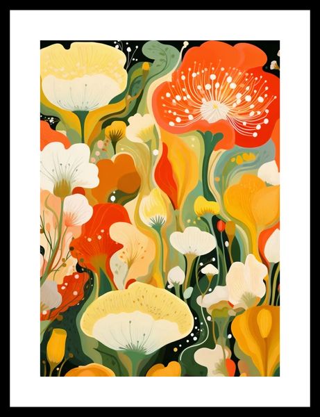 Plakat 25x35cm Kwiatowy Raj zdjęcie 3