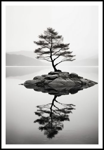 Plakat 68x101cm Samotne Drzewo na Arena.pl