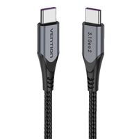 Kabel USB-C Vention 240W 1m USB4 40Gbps Szybkie Ładowanie Szary