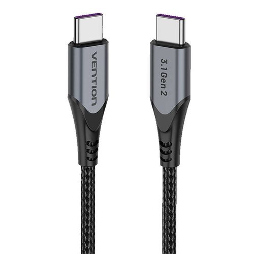 Kabel USB-C Vention 240W 1m USB4 40Gbps Szybkie Ładowanie Szary na Arena.pl