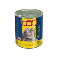Karma mokra dla kota TEO bogata w drób 850 g