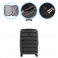 Walizka podróżna KADVA Cayes 75 l 67x45x27 cm DUŻA NA KÓŁKACH TURYSTYCZNA