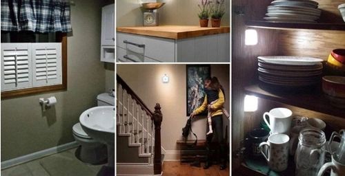 LAMPKA LAMPA LED NA BATERIE CZUJNIK RUCHU CZUJNIK ZMIERZCHU 6LED FHBABYLAND na Arena.pl