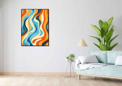 Plakat 75x100cm Tańczące Fale na Arena.pl