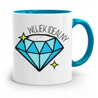 Kubek Błękitny Prezent Dla Wujka Wujek Idealny Z Nadrukiem Ze Zdjęciem