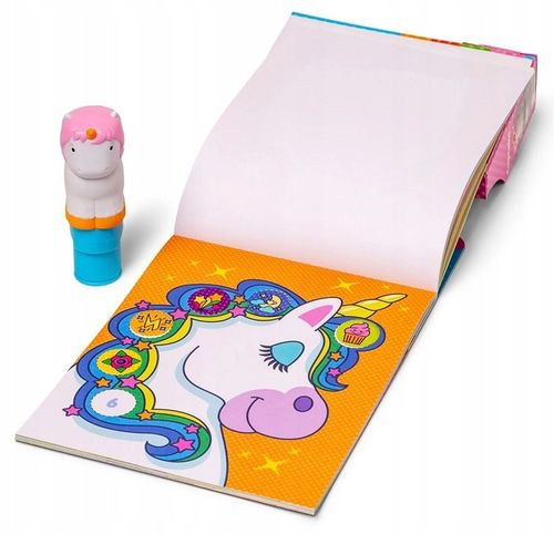 Sticker Wow stempel z naklejkami Jednorożec 32013 Melissa & Doug książeczka na Arena.pl