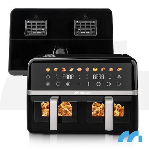 Frytkownica Beztłuszczowa 10L Air Fryer Frytownica Dwukomorowa Duża 2800W na Arena.pl