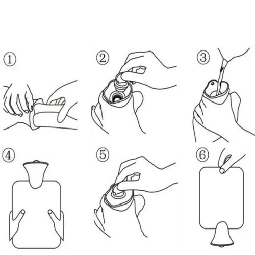 DUŻY TERMOFOR NA WODĘ 1L W POKROWCU PLUSZOWY OGRZEWACZ GUMOWY W SWETERKU na Arena.pl