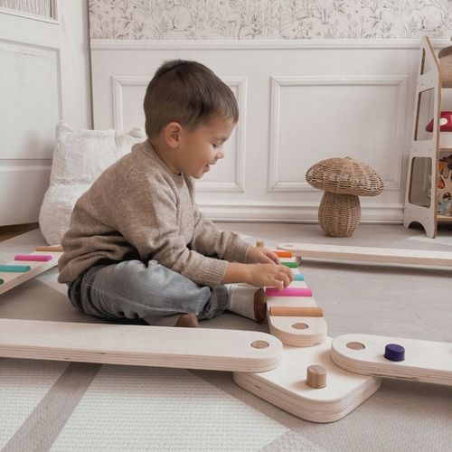 DREWNIANY TOR BALANSOWY XL ŚCIEŻKA SENSORYCZNA 14e na Arena.pl