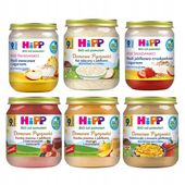 HiPP BIO po 9 miesiącu DESERKI MIX Musli + Domowe Pyszności SŁOICZKI x6