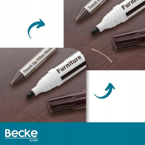Zestaw 25 szt. naprawczy markery pisaki wosk do mebli paneli parkietu na Arena.pl