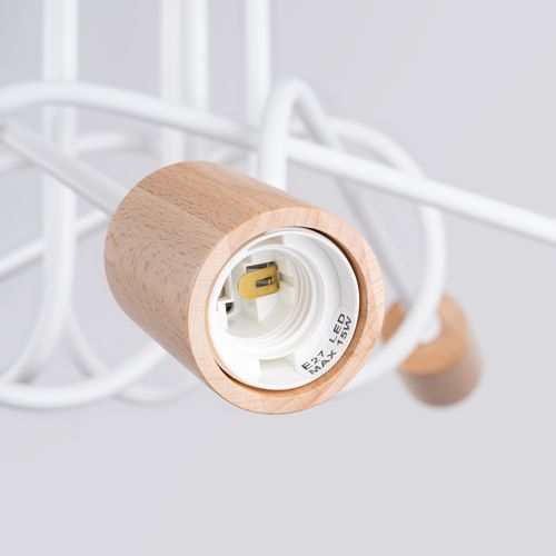 Żyrandol EMBER 5 biały na Arena.pl