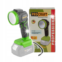 PROCRAFT Reflektor akumulatorowy 20V latarka LED 300lm BODY LL18BB