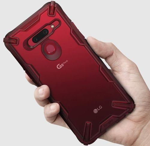 Etui Ringke Fusion X do LG G8 ThinQ Ruby Red na Arena.pl
