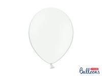 Balony pastelowe białe, 30 cm 3 szt.