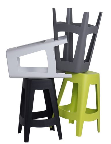 Stołek barowy tower biały na Arena.pl