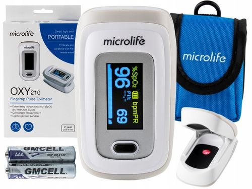 PULSOKSYMETR MICROLIFE OXY PULSOMETR NAPALCOWY SATURACJA NATLENIENIE na Arena.pl