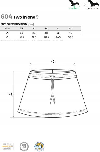 SPÓDNICA DAMSKA FIRMOWY Z NADRUKIEM HAFTEM LOGO 5 SZT na Arena.pl