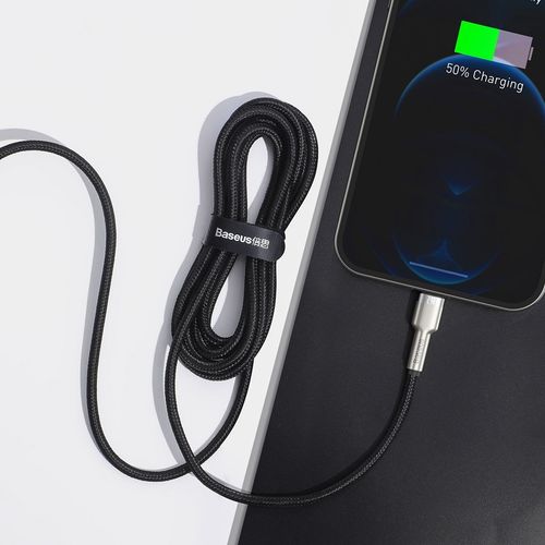kabel usb do lightning baseus cafule, 2.4a, 2m (czarny) na Arena.pl