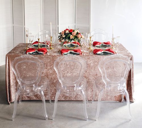 Krzesło transparentne Queen z tworzywa na Arena.pl