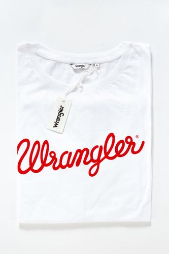 WRANGLER CREW TEE WHITE W7383EV12 XL na Arena.pl