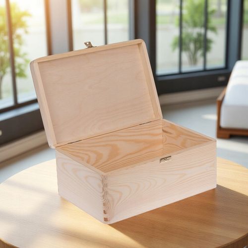 SKRZYNKA DREWNIANA PUDEŁKO Kufer Pojemnik 30x20 ORGANIZER DO DOMU DECOUPAGE na Arena.pl