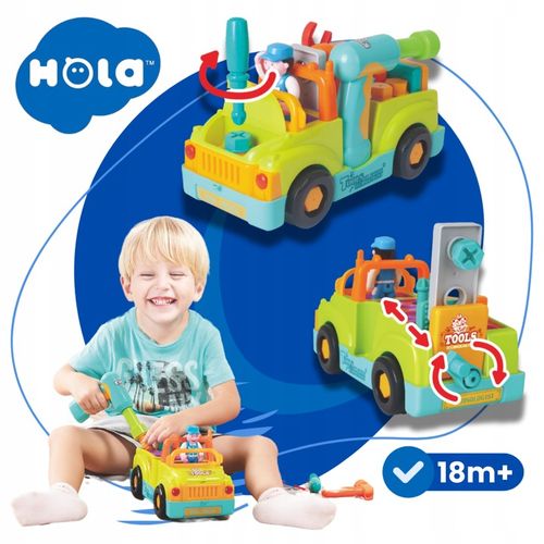 Auto do skręcania rozkręcania mały mechanik jeździ gra interaktywny na Arena.pl