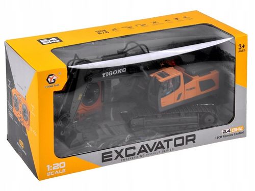 Koparka na gąsienicach sterowana na pilota RC0599 na Arena.pl