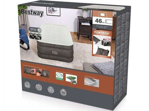 Materac Dmuchany Jednoosobowy do Spania z Pompką 230V Bestway na Arena.pl