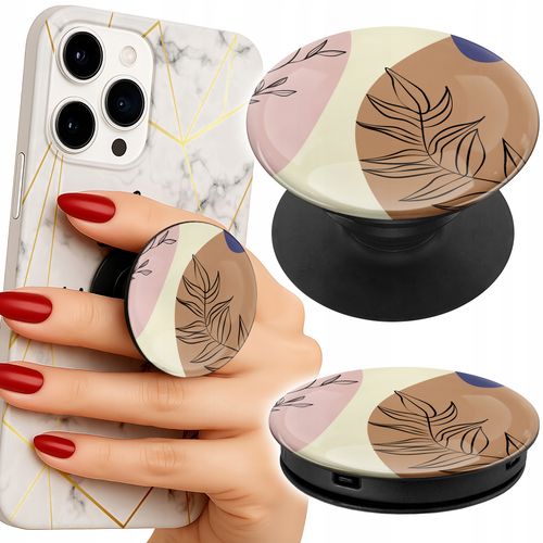 Uchwyt do telefonu Popsocket na palce/stojak PROSTY ROŚLINNY MODNY WZÓR na Arena.pl