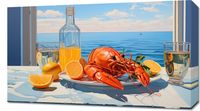 Obraz 70x40cm Homary Nie Do Pary